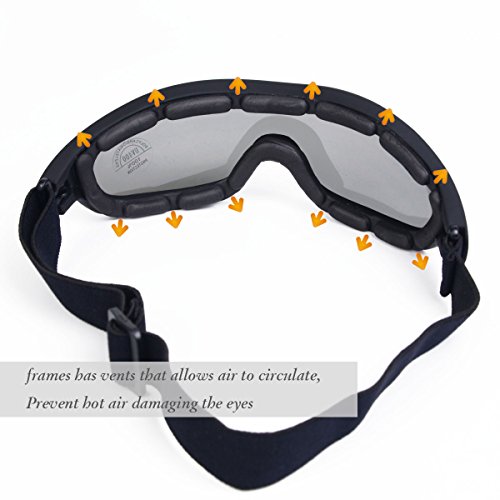 Binboll UV Protective Paragliding Goggles Military Sunglasses