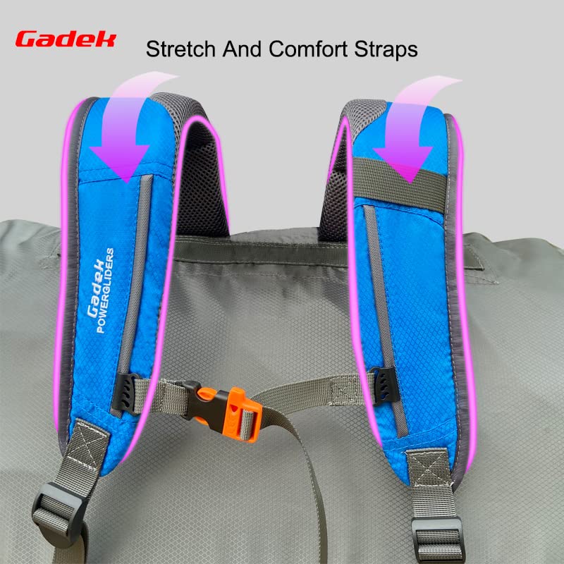 Double Shoulder Backpack for Paragliding Paramotor (Green)