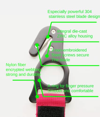 2020 Red/Black Paragliding Skydiving Harness with Safety Knife