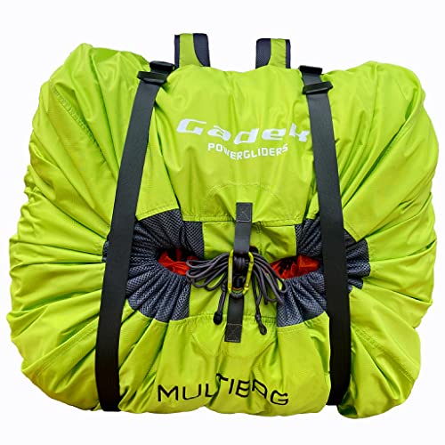 Double Shoulder Backpack for Paragliding Paramotor (Green)