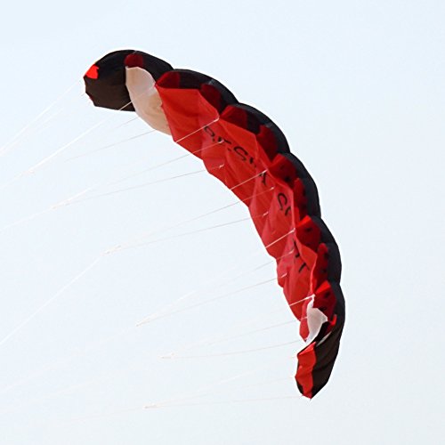 Besra 74" Dual Line Parachute Stunt Kite (Red)