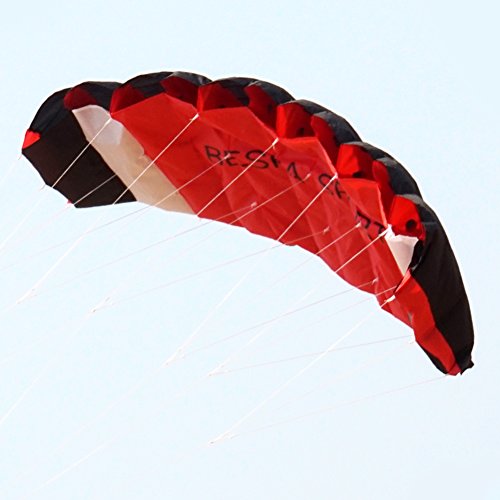 Besra 74" Dual Line Parachute Stunt Kite (Red)