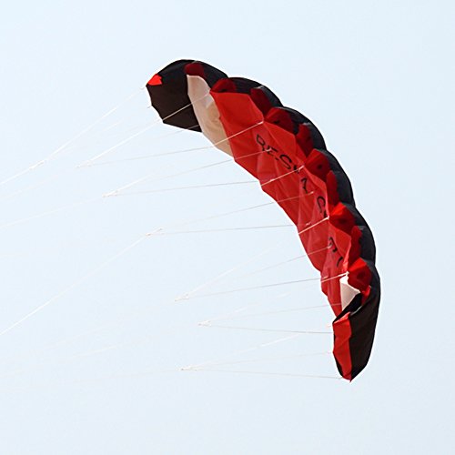 Besra 74" Dual Line Parachute Stunt Kite (Red)