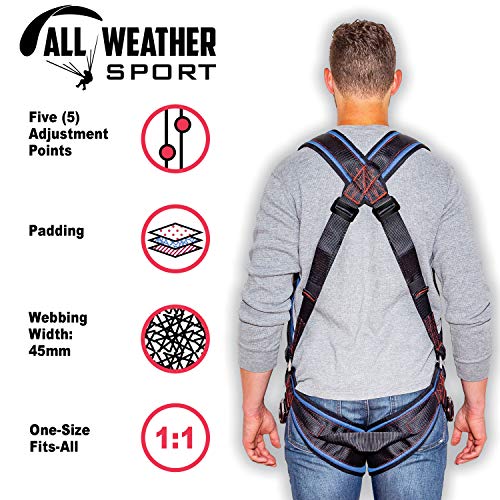 Versatile Harness for Kitesurfing and Paragliding