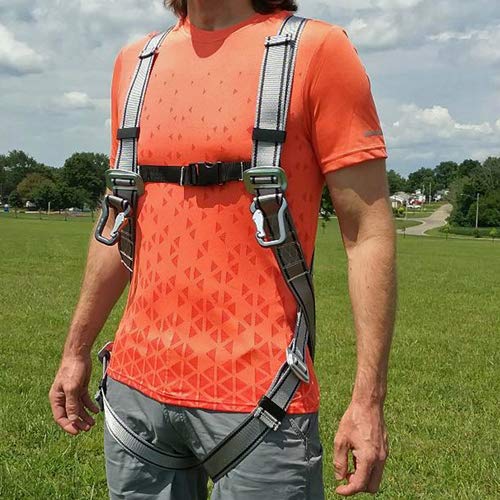 Ground Handling Kiting Harness - Paramotor PPG Training - Carabiners