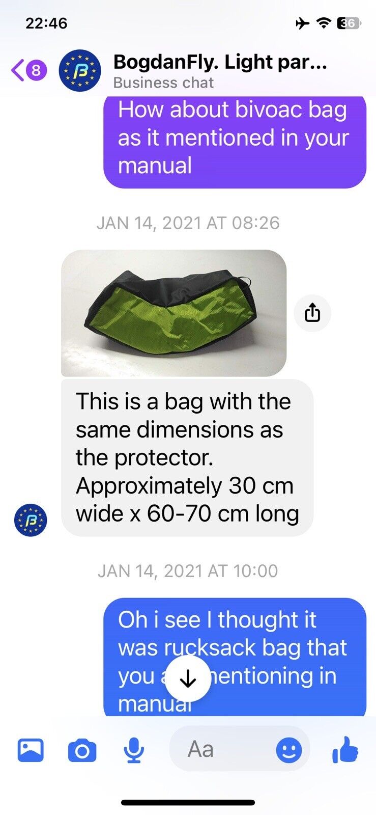 Lightweight Paragliding Harness Pod Cocoon for Hike and Fly