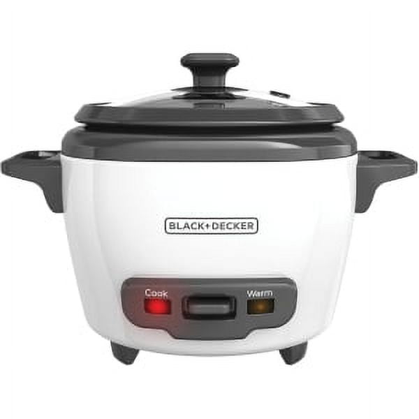 BLACK+DECKER Electric Rice Cooker with Keep-Warm Function