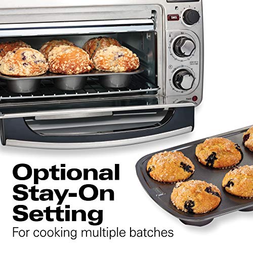 Hamilton Beach 31156 2-in-1 Oven and Toaster, Stainless Steel