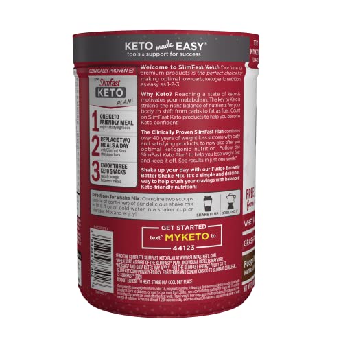 Keto Meal Replacement Powder - Fudge Brownie Batter