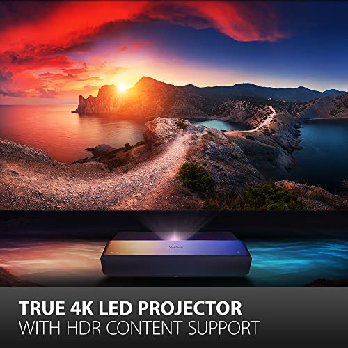 ViewSonic Ultra-Short Throw 4K UHD Projector with Speakers