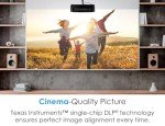 Optoma HD146X High Performance Projector for Movies & Gaming