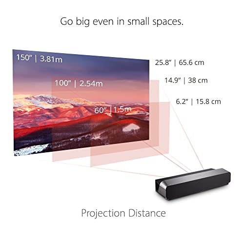 ViewSonic Ultra-Short Throw 4K UHD Projector with Speakers