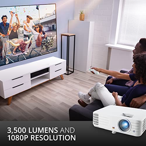 ViewSonic PX701HDH 1080p Projector, 3500 Lumens, Supercolor, Dual HDMI