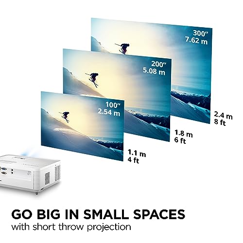 ViewSonic PS502W Short Throw Projector for Backyard Theater