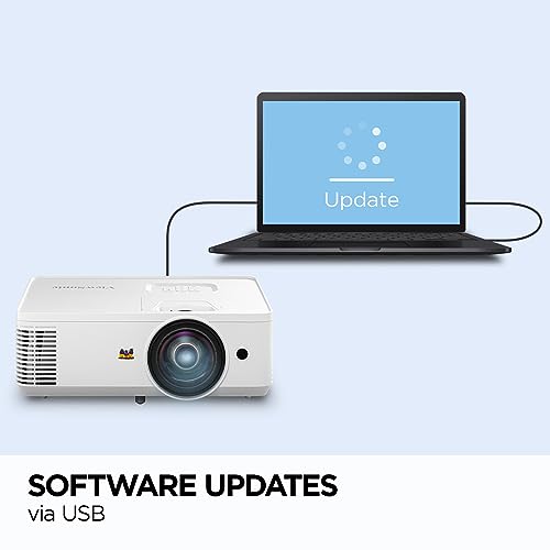 ViewSonic PS502W Short Throw Projector for Backyard Theater