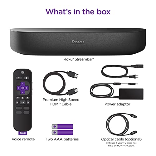 Roku Streambar: 4K HDR Streaming & Premium Soundbar