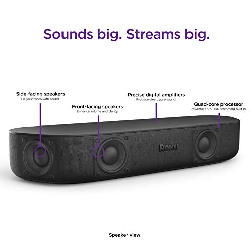 Roku Streambar: 4K HDR Streaming & Premium Soundbar