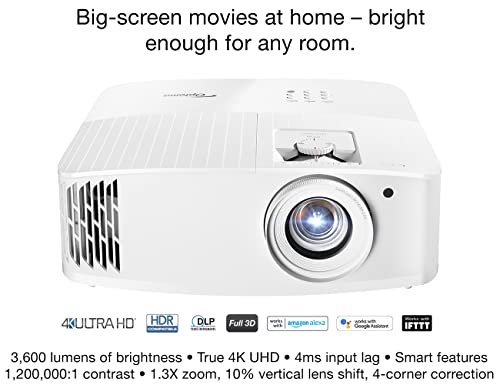Optoma UHD55 4K DLP Home Theater Projector
