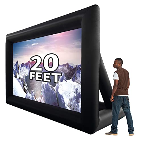 20ft Inflatable Projector Movie Screen Package - Outdoor Fun