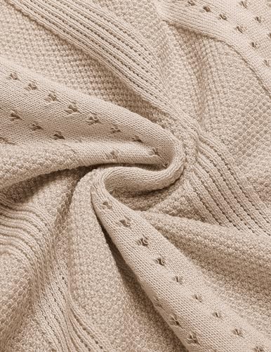 COOFANDY Men's Short Sleeve Knit Polo Shirt, Apricot