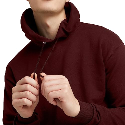 Hanes EcoSmart Mulled Berry Hoodie for Men, Large
