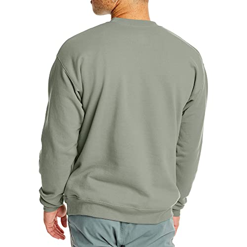 Hanes EcoSmart Sweatshirt, Stonewashed Green, Large