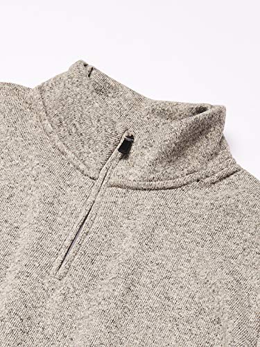 Men's Wrangler Fleece Quarter-Zip, Light Heather Gray, X-Large