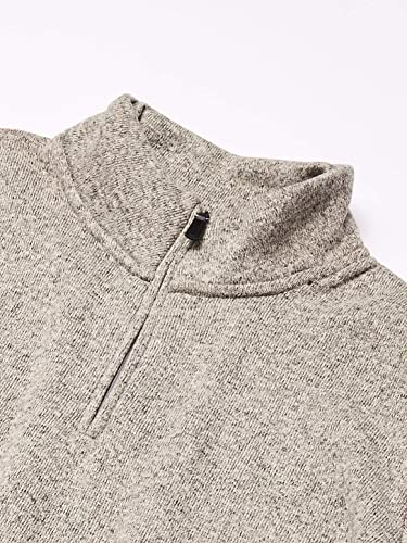 Men's Wrangler Fleece Quarter-Zip, Light Heather Gray, X-Large
