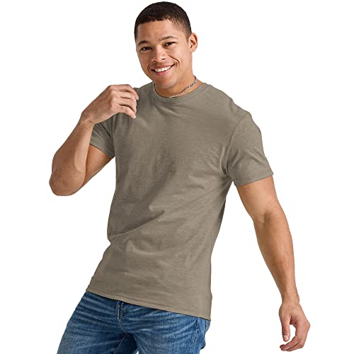 Hanes Originals Lightweight Men's Tri-Blend Crewneck Tee - Oregano