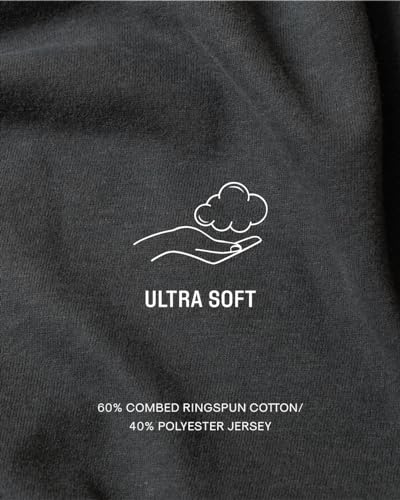 Men's Premium Fitted Crew Neck T-Shirt 6-Pack, Large