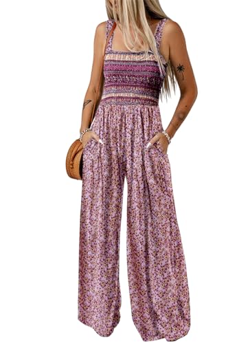 Dokotoo Casual Loose Sleeveless Jumpsuit with Pockets