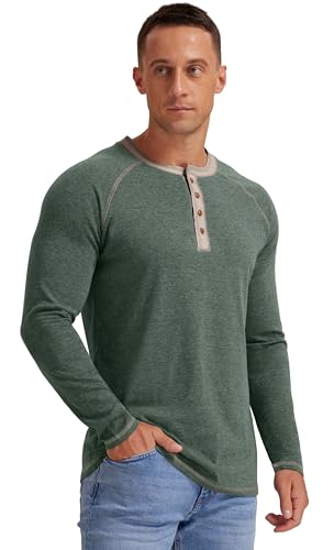 Sailwind Men's Cozy Long Sleeve Henley Shirt