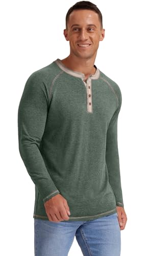 Sailwind Men's Cozy Long Sleeve Henley Shirt