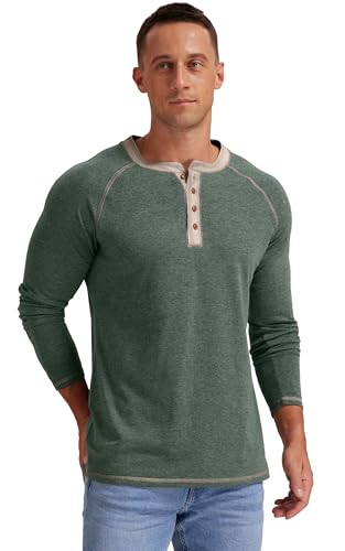 Sailwind Men's Cozy Long Sleeve Henley Shirt