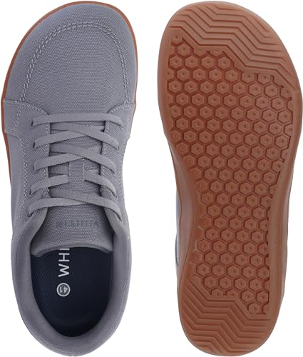 WHITIN Men's Wide Toe Box Barefoot Sneaker Size 13
