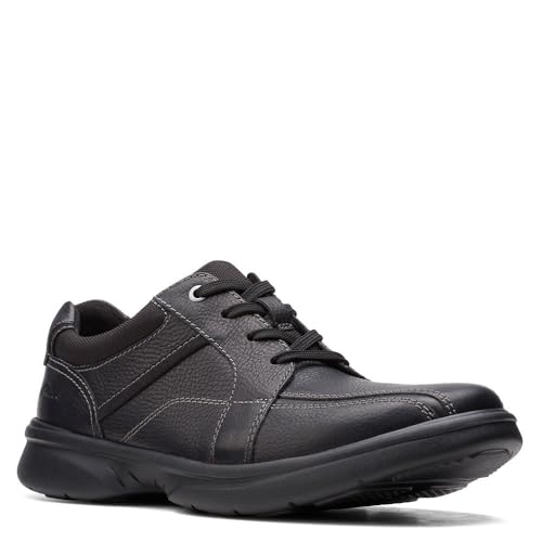 Clarks Men's Black Leather Oxford, Size 10