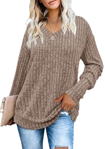 Heymiss Trendy Fall Sweater Women 2023 Long Sleeve Sweatshirt