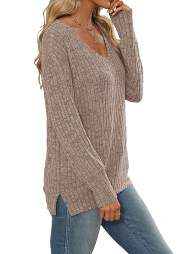 Heymiss Trendy Fall Sweater Women 2023 Long Sleeve Sweatshirt