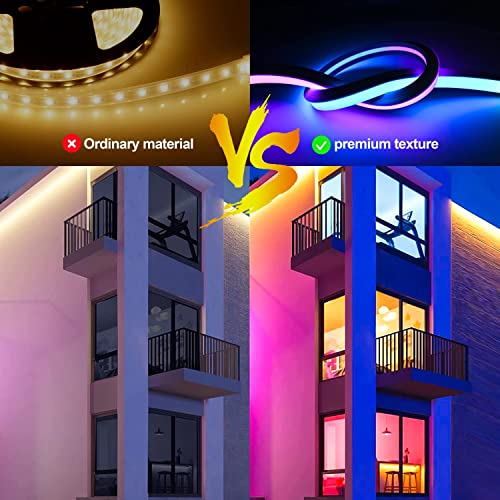 RGBIC Neon LED Strip Lights - Smart Control