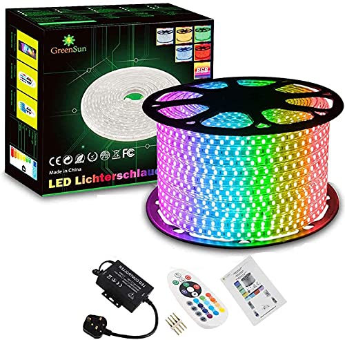 GreenSun 164ft RGB LED Strip Lights with Remote