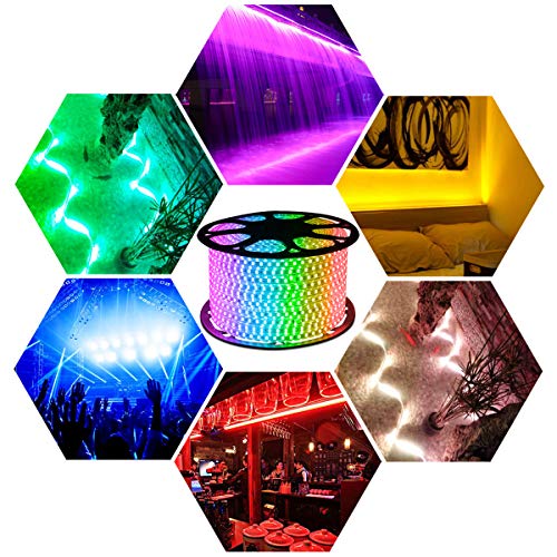 GreenSun 164ft RGB LED Strip Lights with Remote