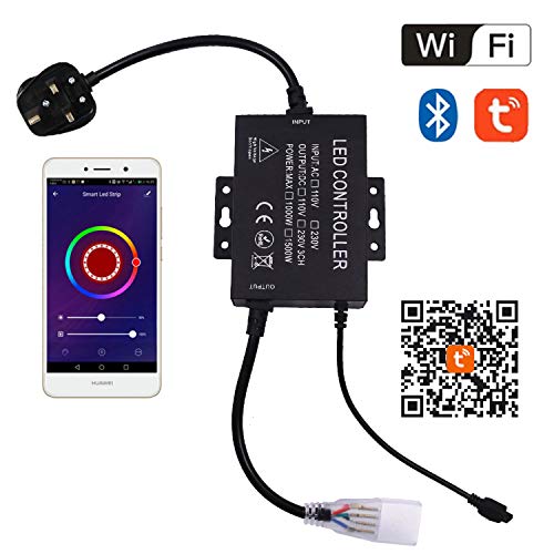 WiFi RGB Waterproof Flexible LED Strip with Controller