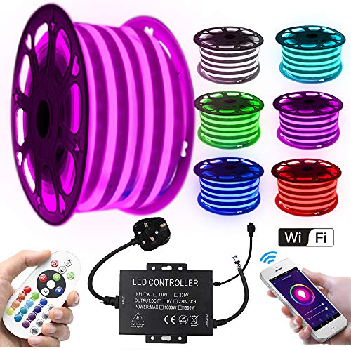 WiFi RGB Waterproof Flexible LED Strip with Controller