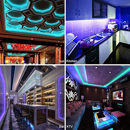 Bluetooth Music Sync LED Strip Kit, 50m IP67 Waterproof