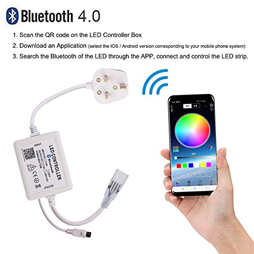 Sync Music & Bluetooth LED Light Kit - 50m