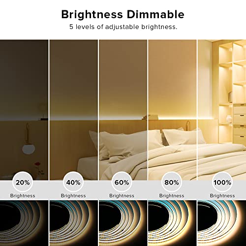 Flexible High Density LED Strip Lights - Natural White