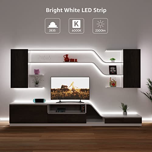 Cool White LED Strip Lights with 300 LEDs