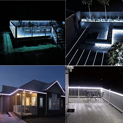 Outdoor Solar LED Strip Lights with Remote Control