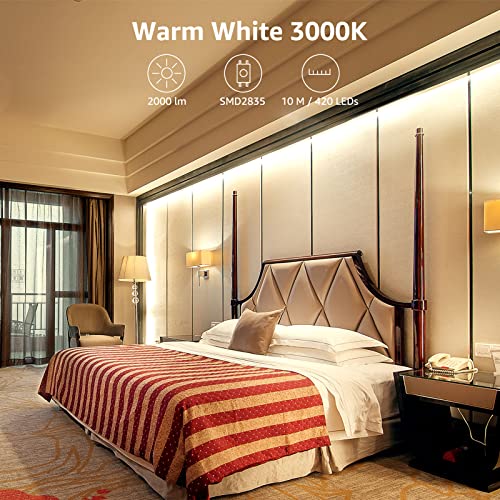 Lepro Warm White LED Strip - 10M, 2000lm