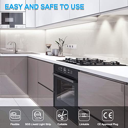 10M Motion Sensor White LED Strip Lights Kit